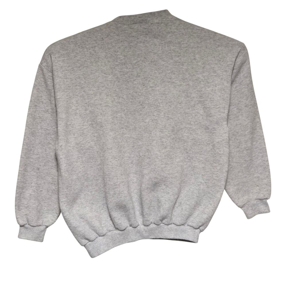 Vintage Minnesota Vikings Sweatshirt Men's Large Gray Logo 7 Embroidered - Picture 8 of 9